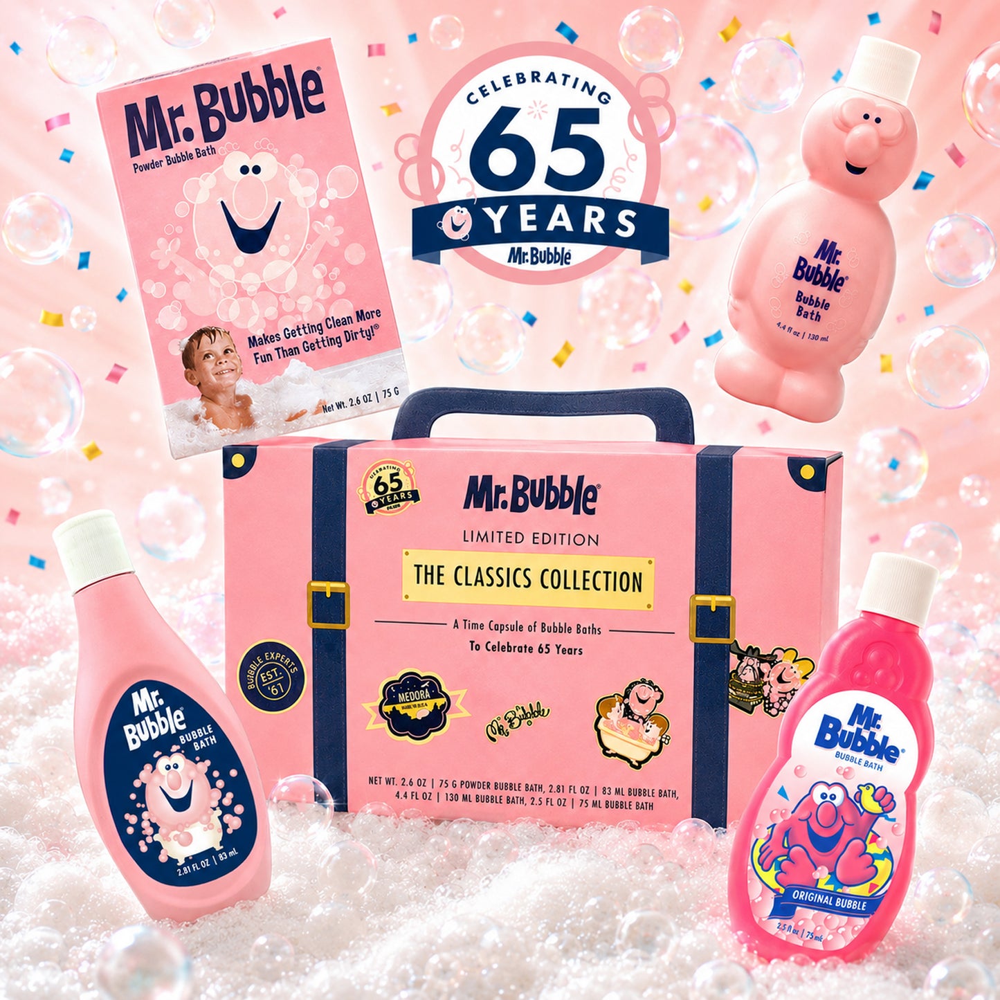 Retro Bubble Bath Kit