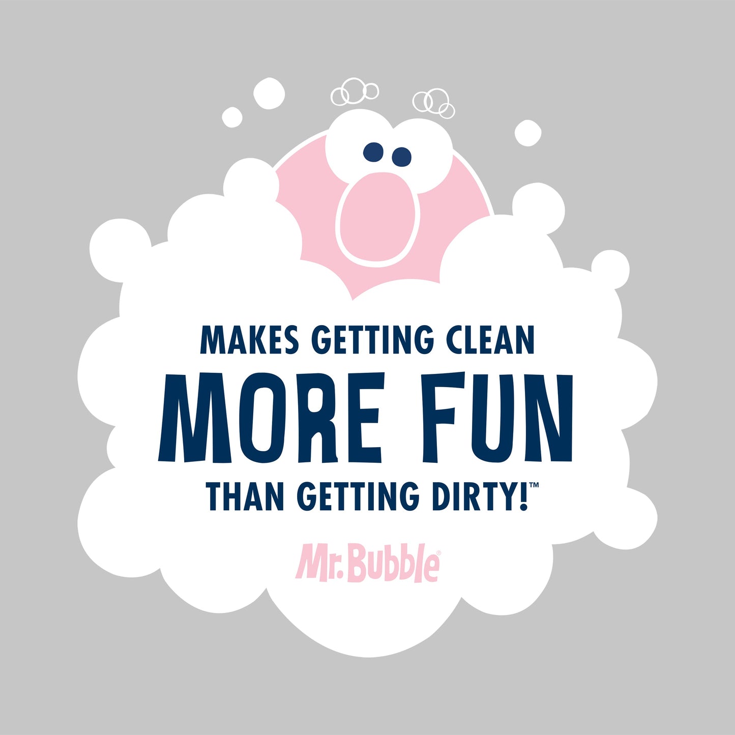 Mr. Bubble Makes Getting Clean More Fun Short Sleeve T-Shirt