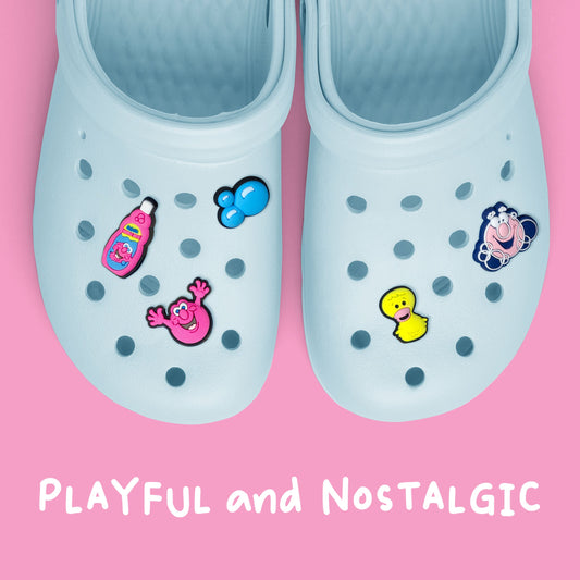Mr. Bubble Shoe Charms 5-pack
