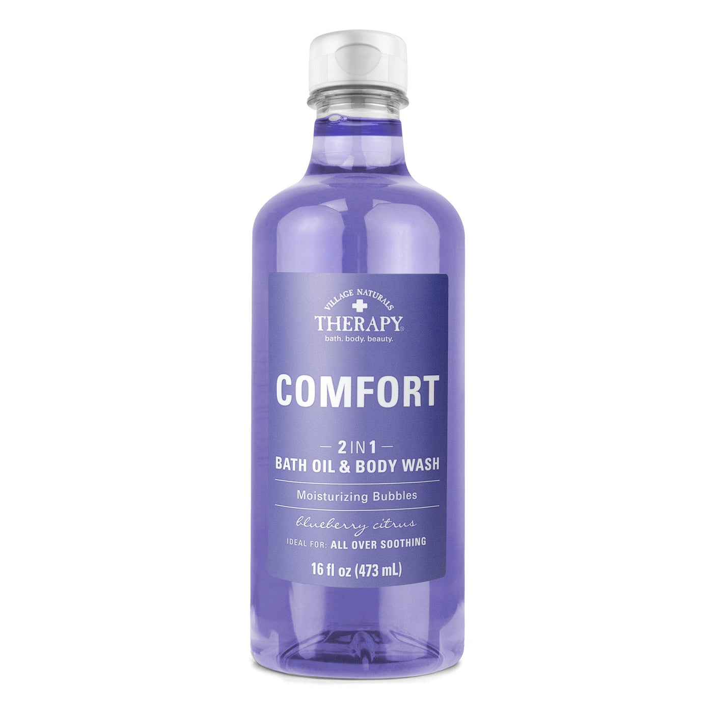 Village Naturals Therapy Comfort Foaming Bath Oil & Body Wash