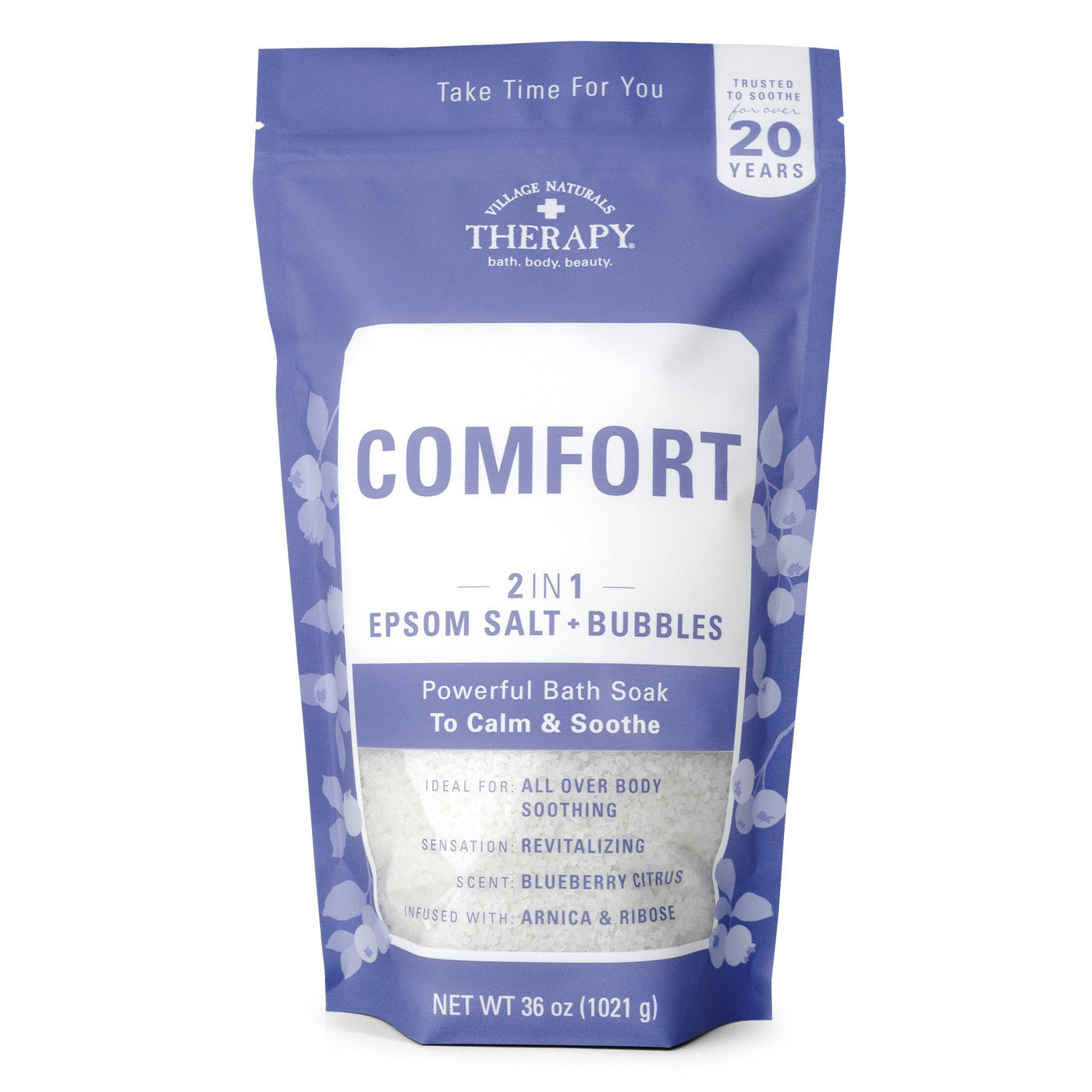 Village Naturals Therapy Comfort Epsom Salt and Bubbles Bath Soak
