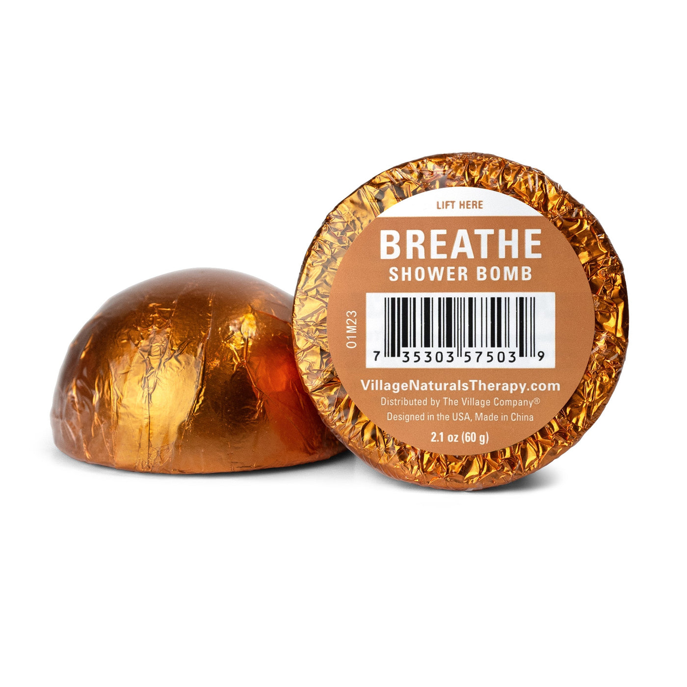 Village Naturals Therapy Breathe Shower Bomb