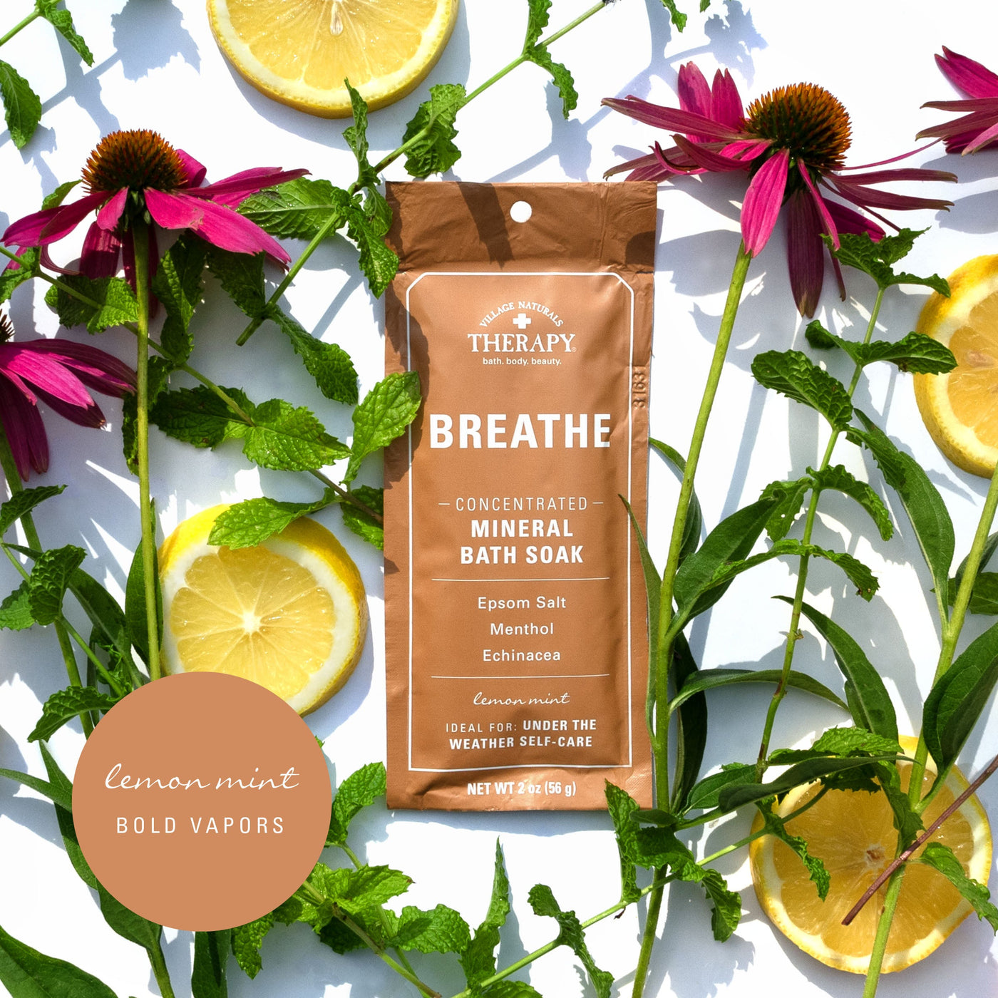 Village Naturals Therapy Breathe Concentrated Mineral Bath Soak