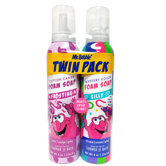 Foam Soap Twin Pack, Rotating Colors, Frosting and Silly Nozzles