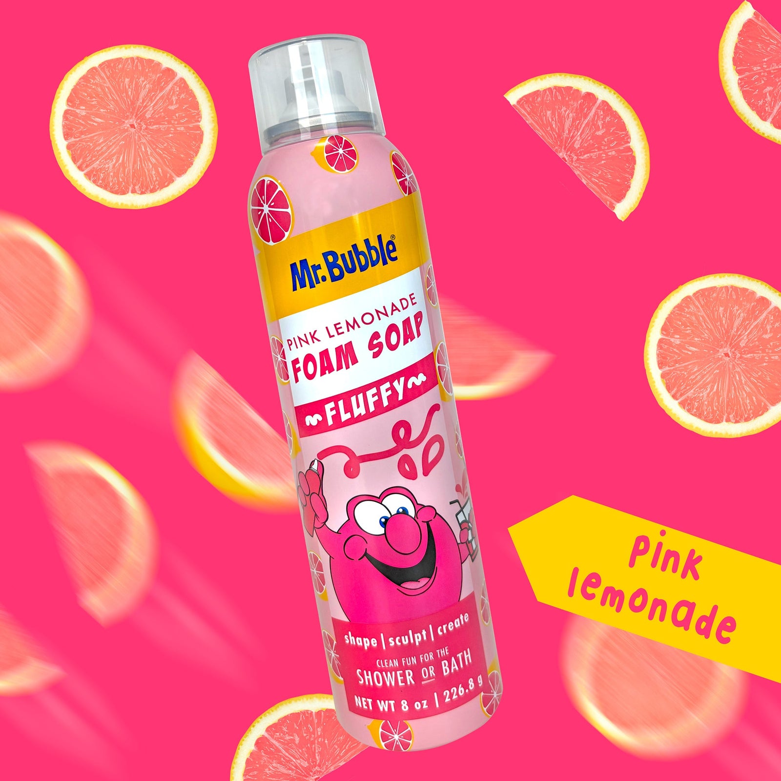 Mr. Bubble Fluffy Foam Soap Pink Lemonade