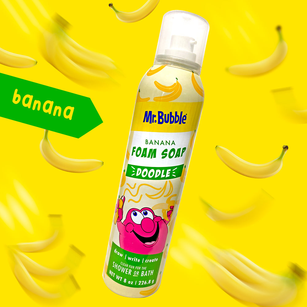 Mr. Bubble Doodle Foam Soap Banana