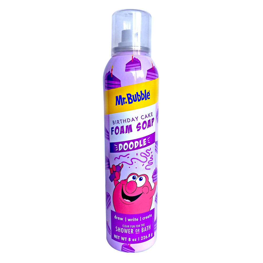Mr. Bubble Doodle Foam Soap Birthday  Cake