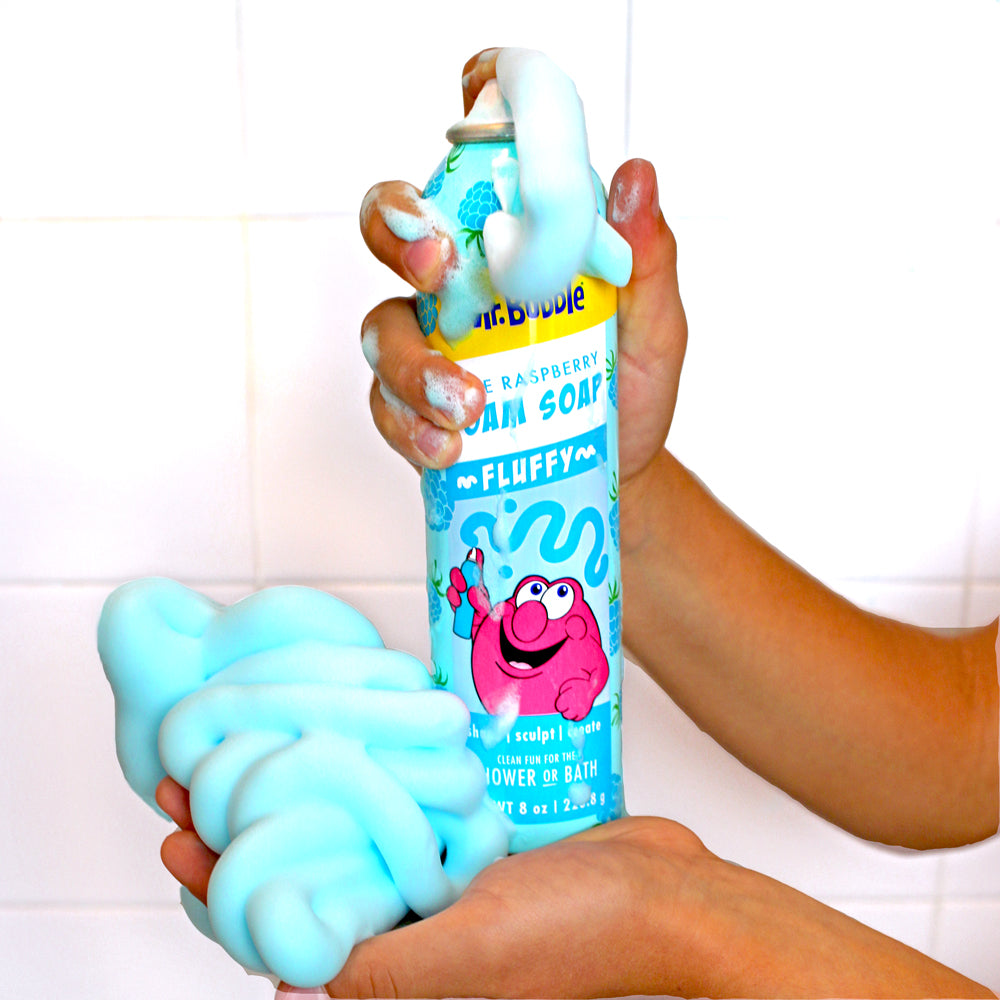 Mr. Bubble Blue Raspberry Fluffy Foam Soap