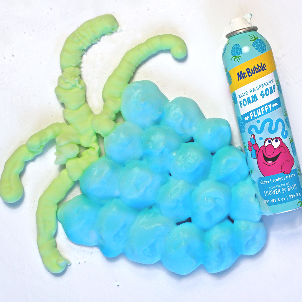 Mr. Bubble Fluffy Foam Soap Blue Raspberry
