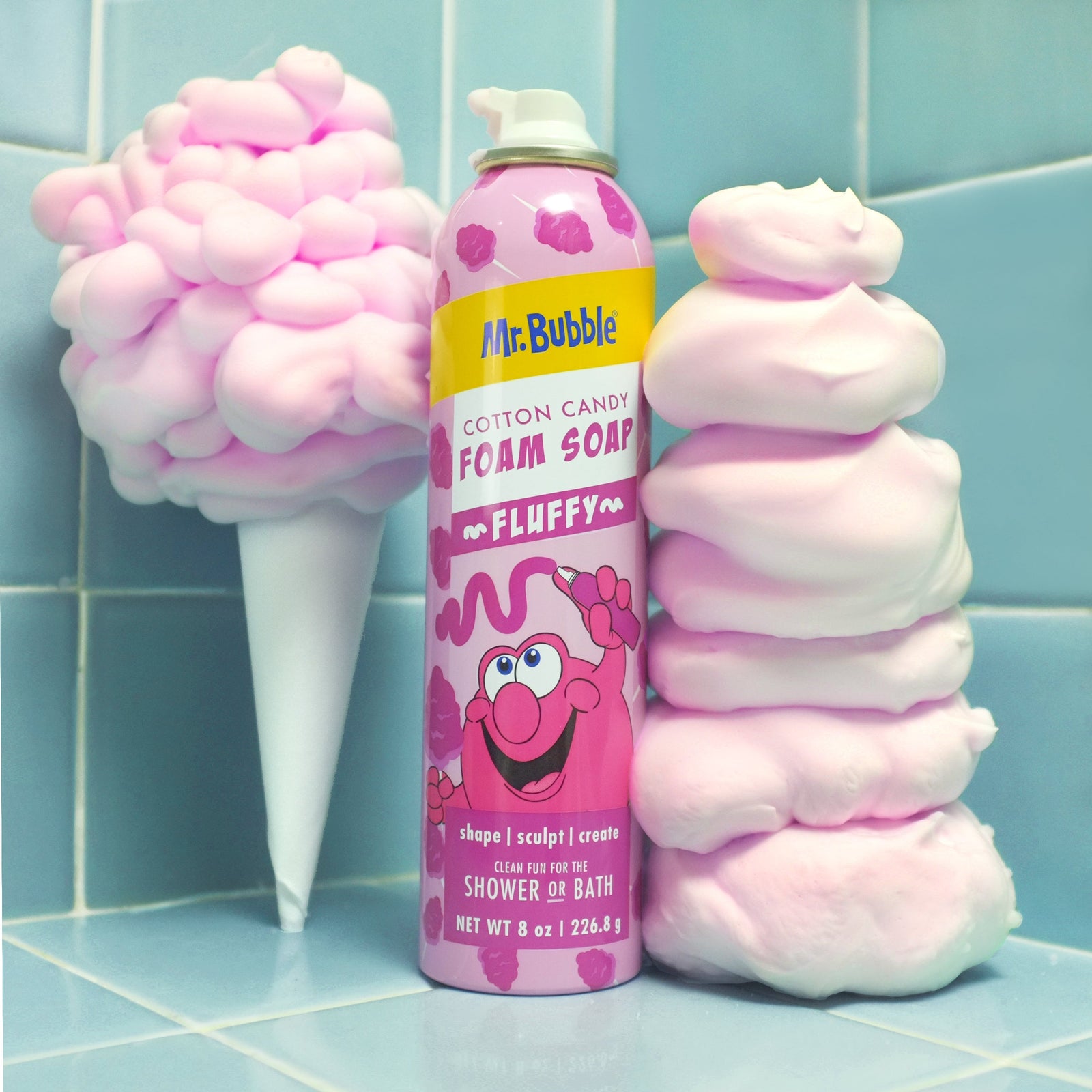 Mr. Bubble Fluffy Foam Soap Cotton Candy