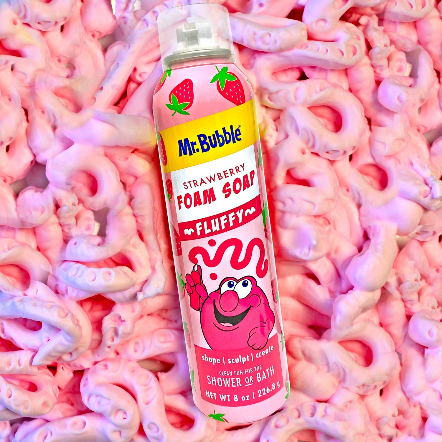 Mr. Bubble Fluffy Foam Soap Strawberry