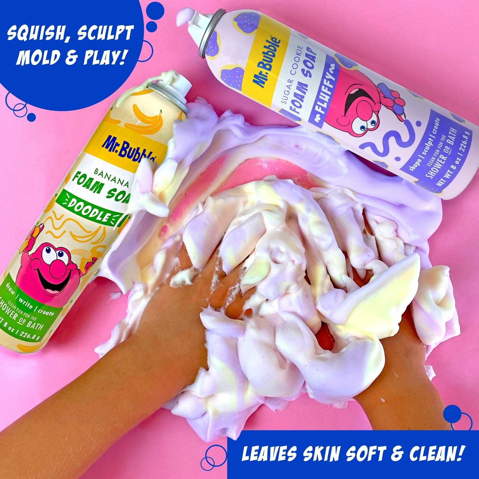 Mr. Bubble Fluffy Foam Soap Sugar Cookie