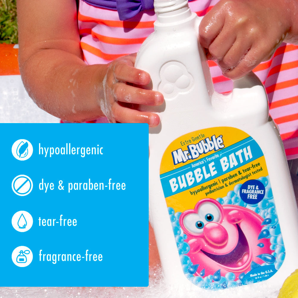 MR. Bubble Extra Gentle Bubble Bath benefits