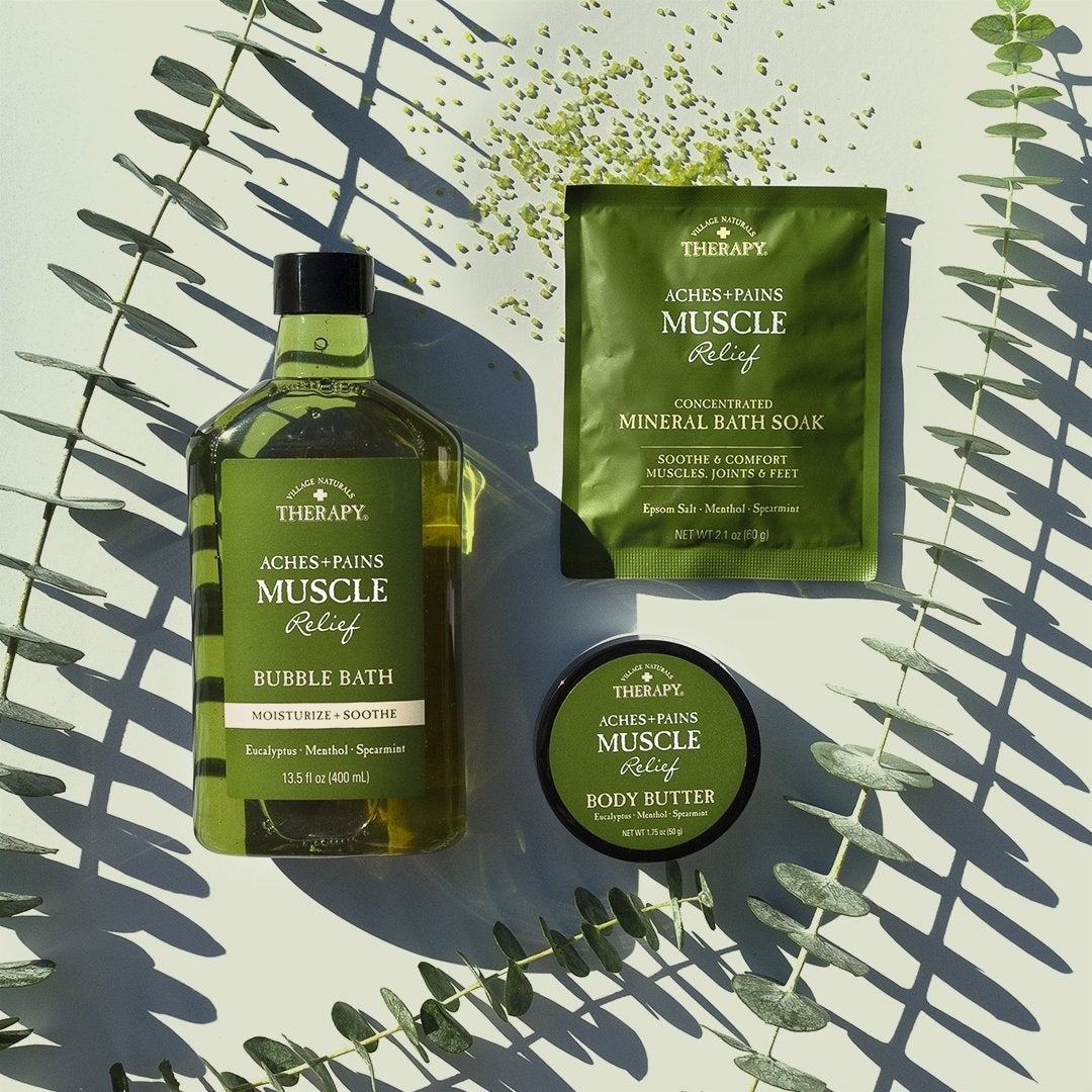 Village Naturals Therapy Muscle Relief Wellness Gift Set