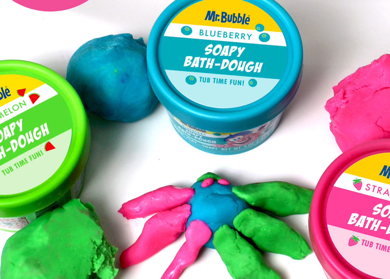 Introducing Soapy Bath Dough: Mr. Bubble’s Playful and Creative Moldable Bath Dough!