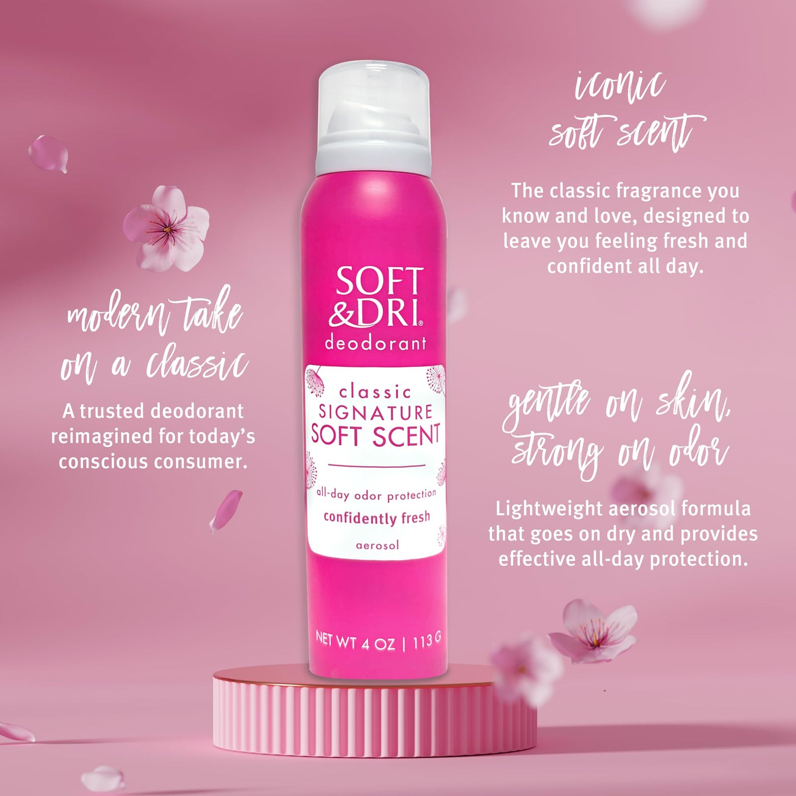 Soft & Dri Classic Signature Soft Scent Aerosol Deodorant