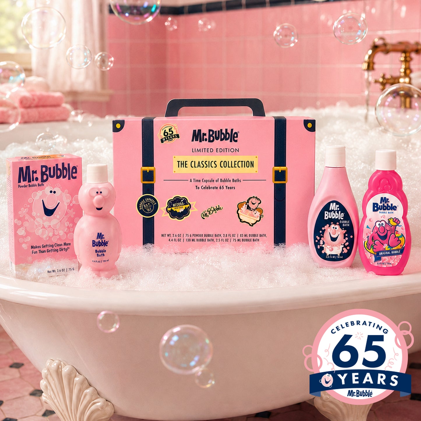 Retro Bubble Bath Kit