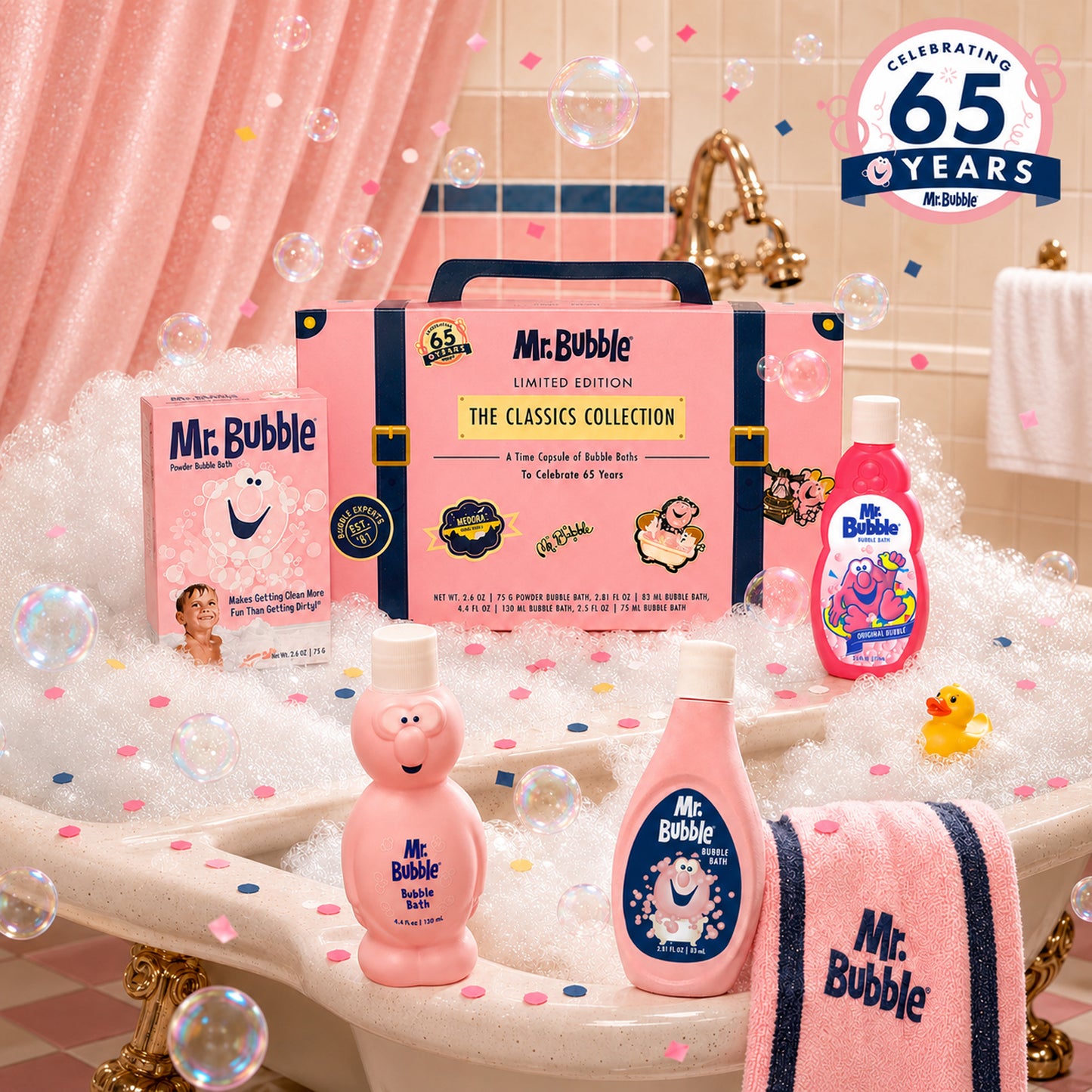 Retro Bubble Bath Kit