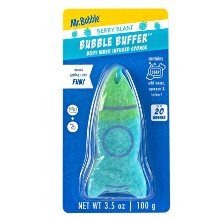 Bubble Buffer Body Wash Infused Sponge