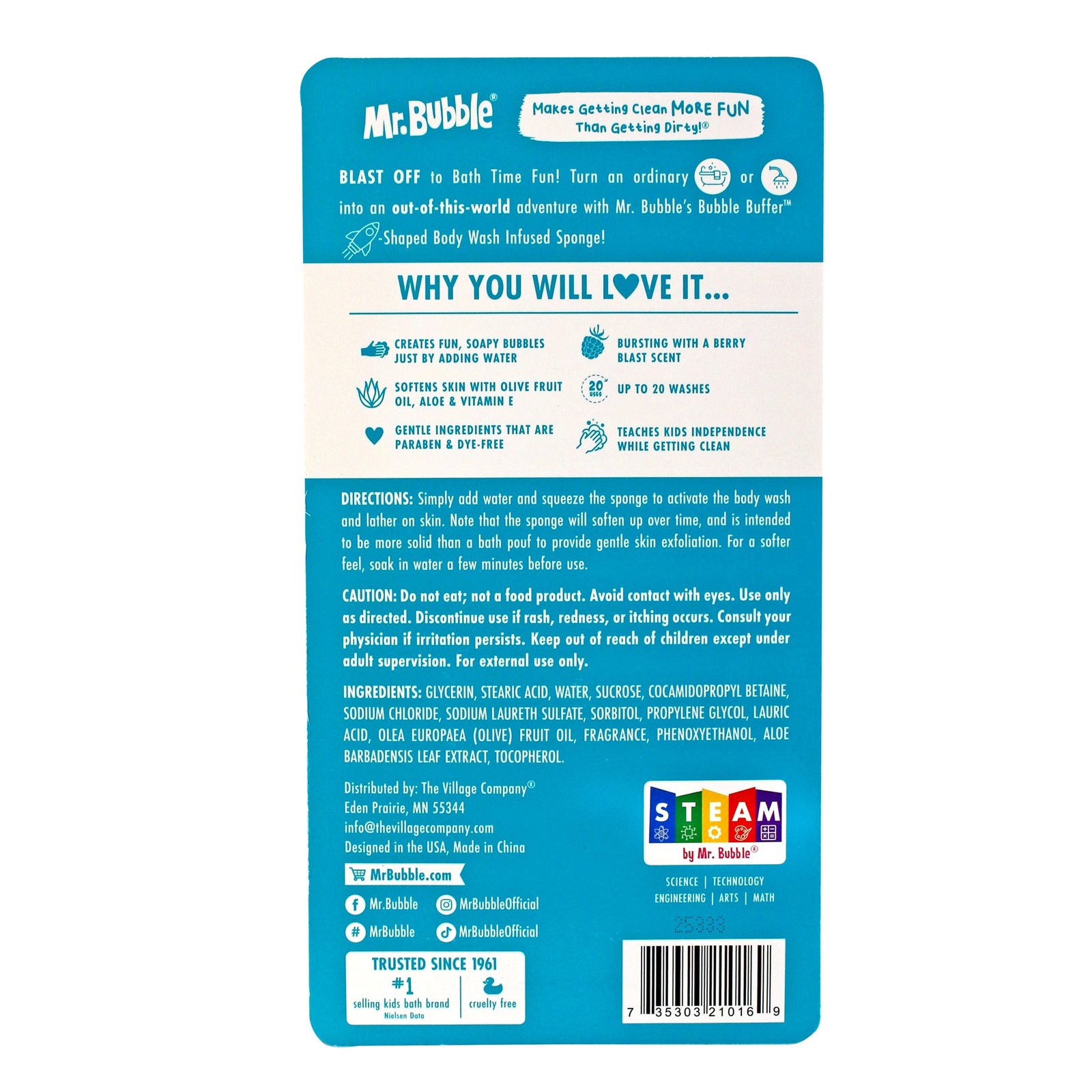 Body Buffer Body Wash Infused Sponge