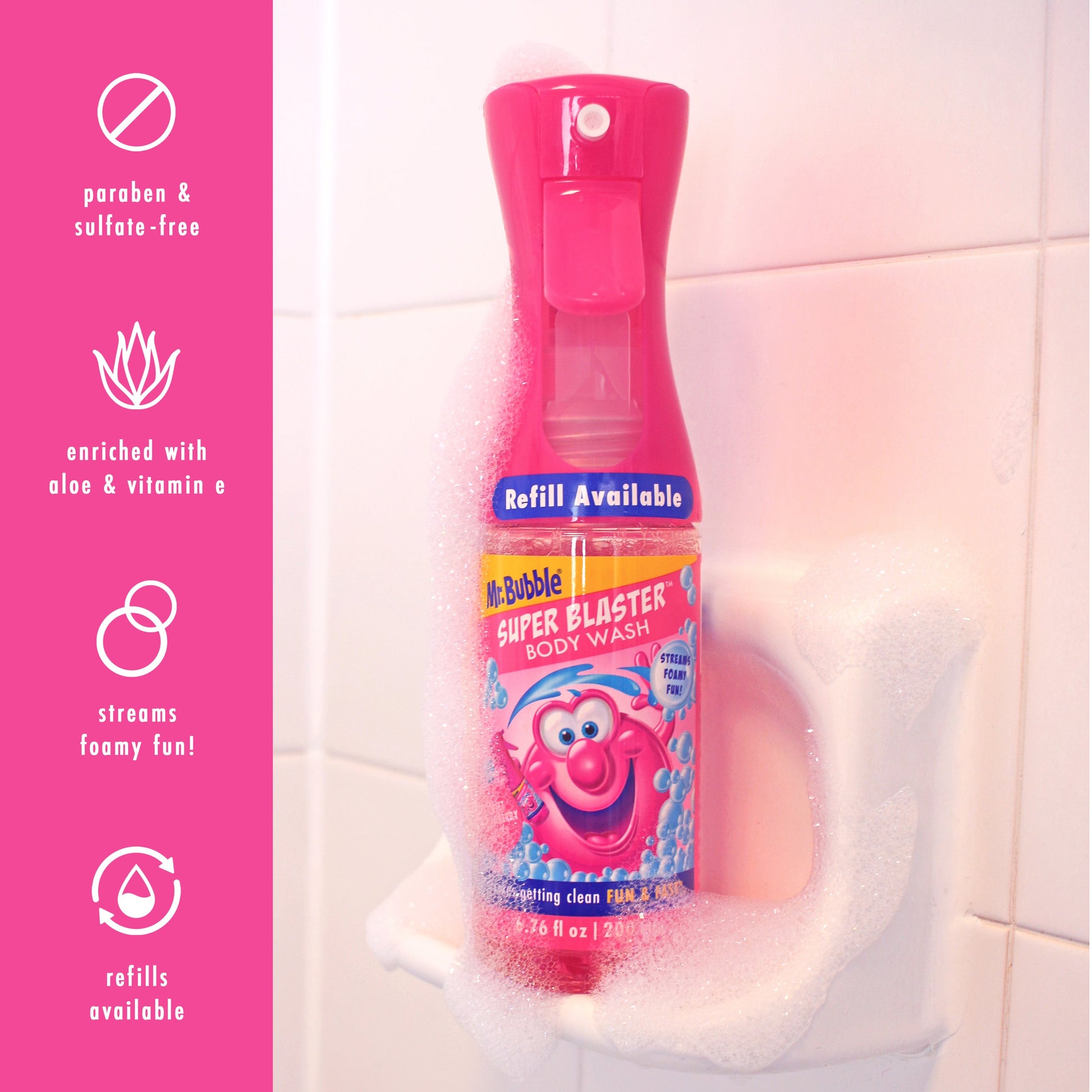 Super Blaster Body Wash Sweet Strawberry Splash