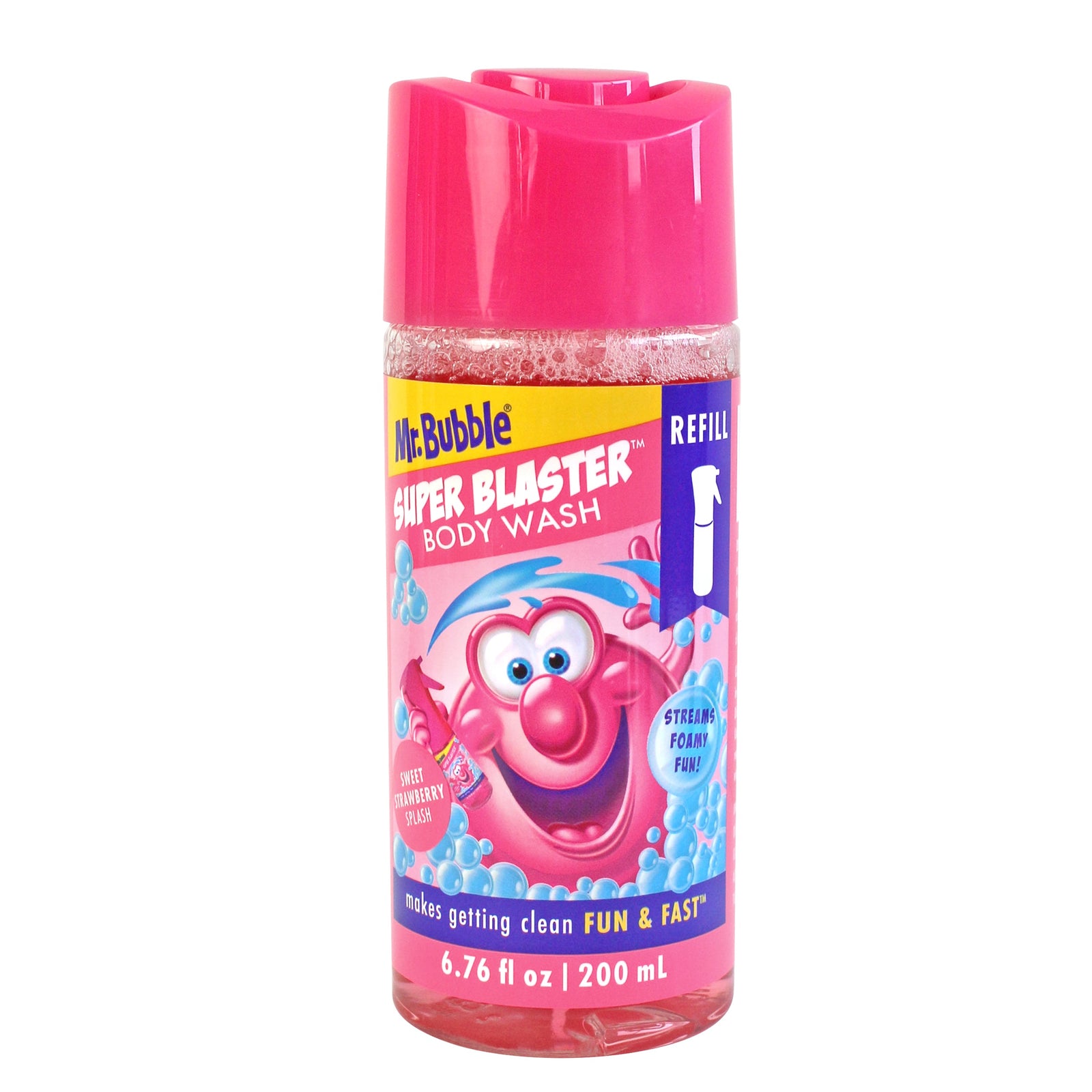 Mr. Bubble Super Blaster Body Wash Refill Sweet Strawberry Splash