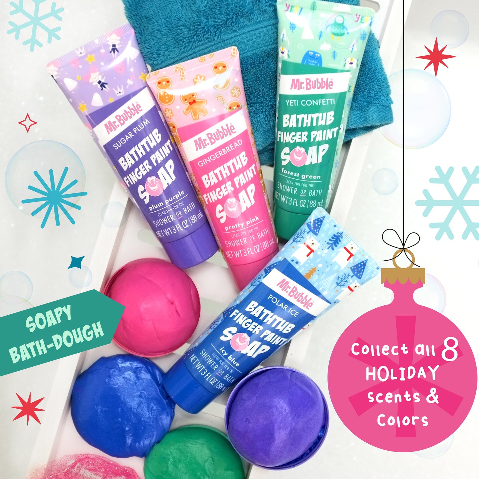 Holiday Soapy Bath Dough