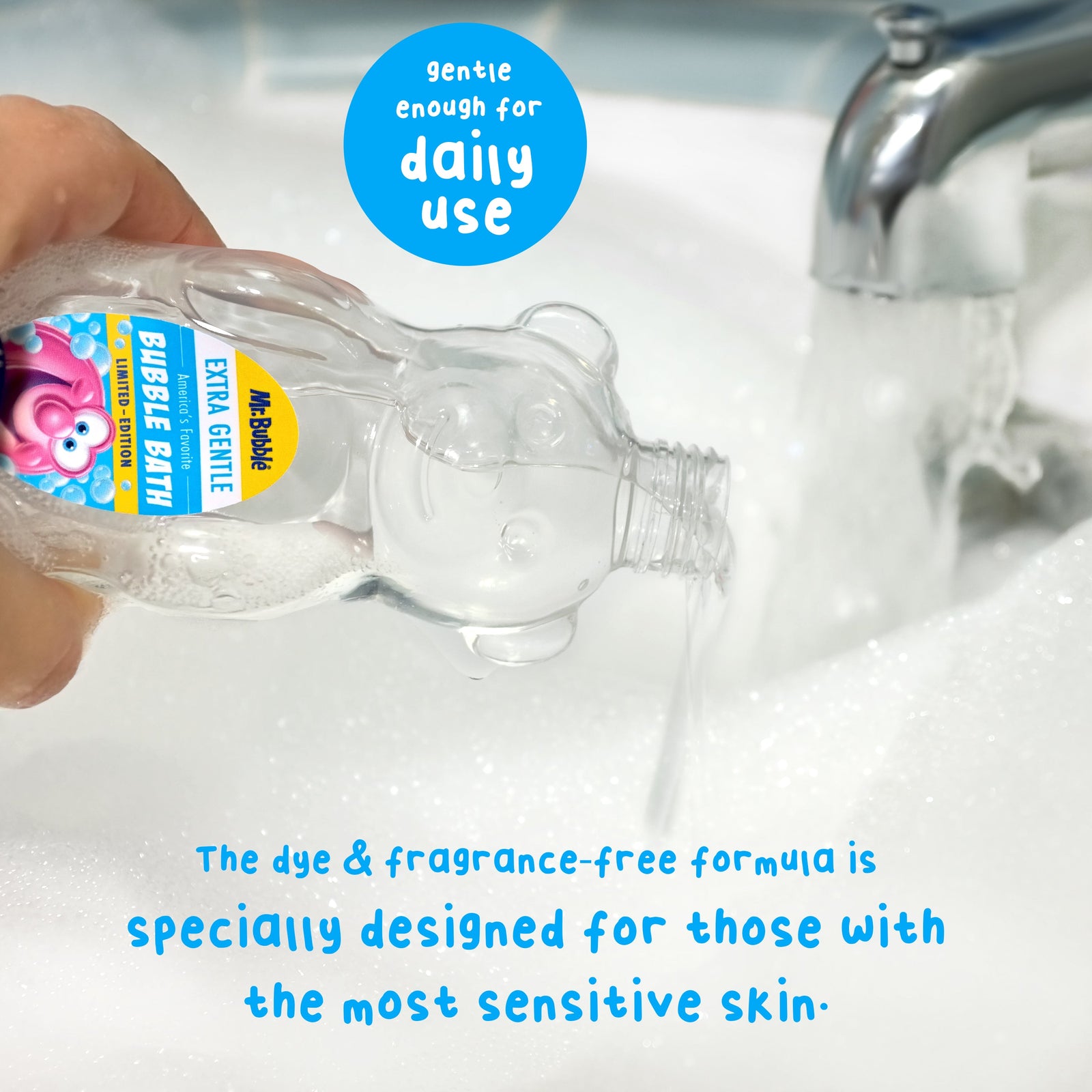 Limited Edition Extra Gentle Bubble Bath, Gummy Bear Bottle