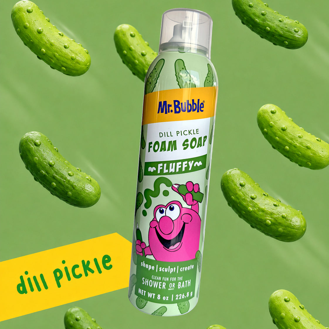 Mr. Bubble Fluffy Foam Soap Dill Pickle