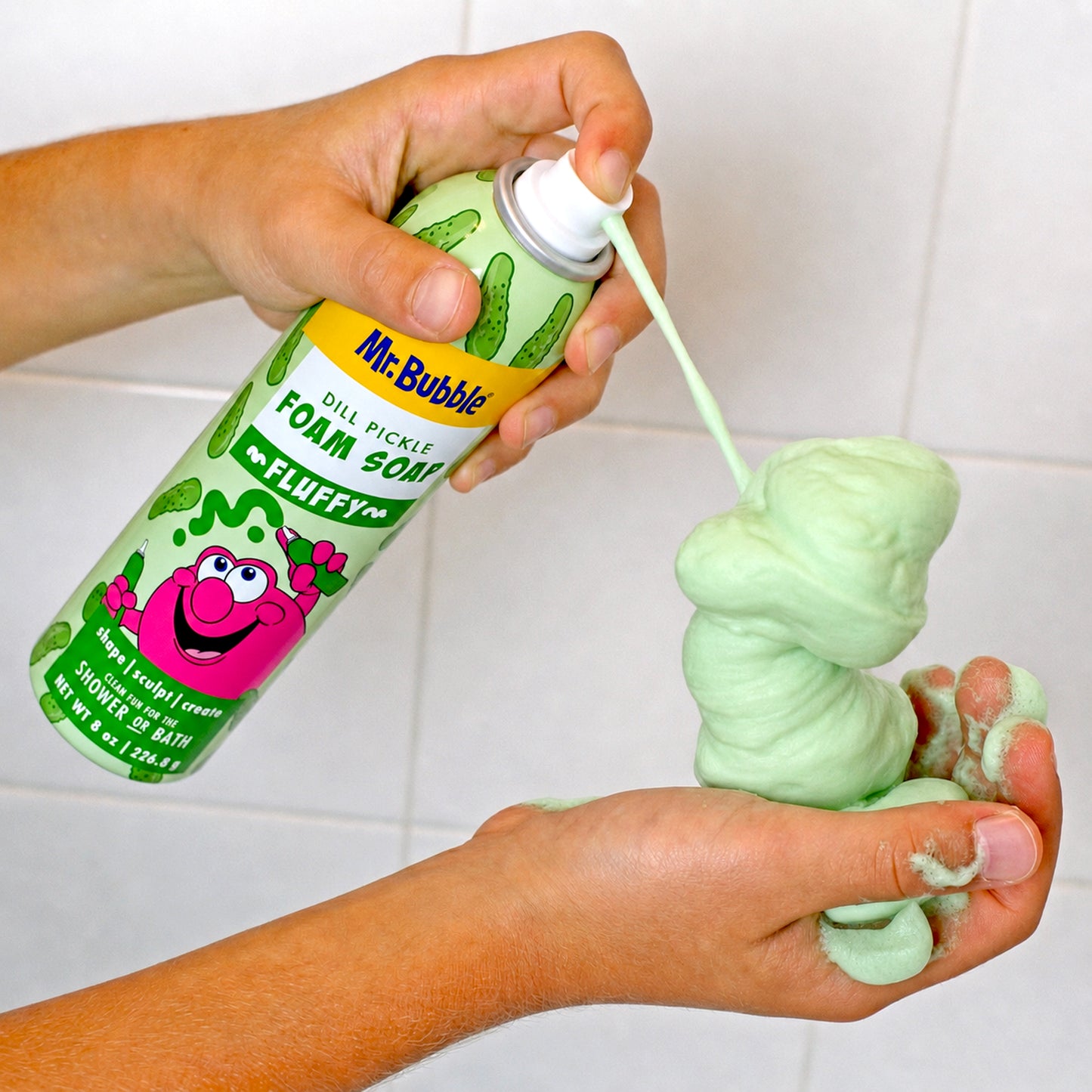 Mr. Bubble Fluffy Foam Soap Dill Pickle