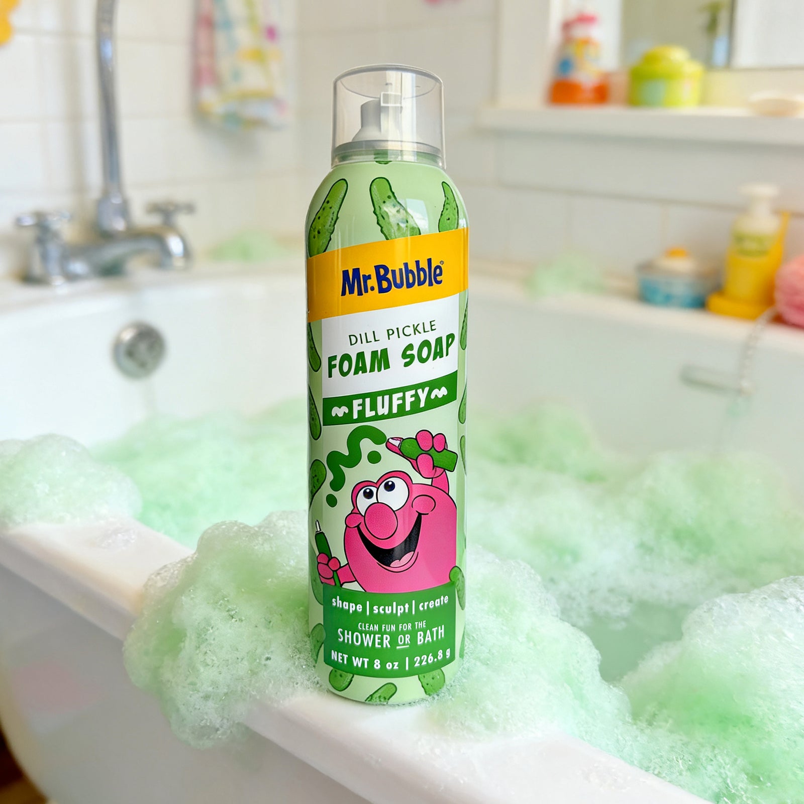 Mr. Bubble Fluffy Foam Soap Dill Pickle