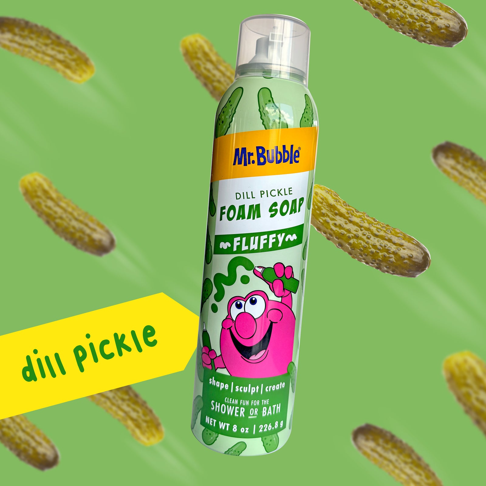 Mr. Bubble Fluffy Foam Soap Dill Pickle