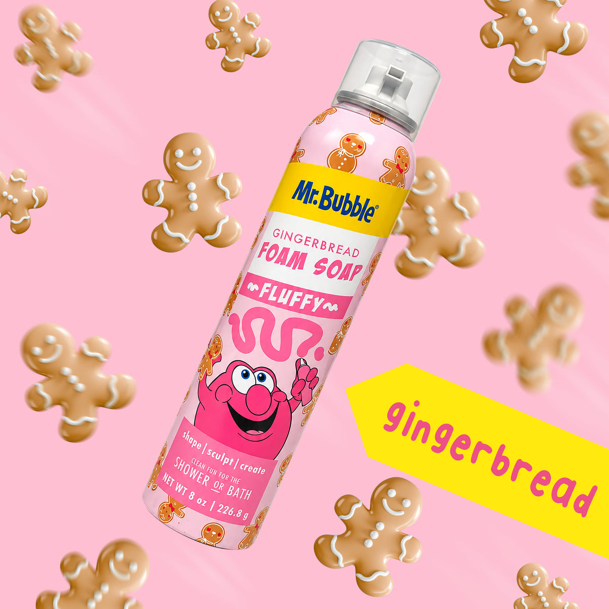 Gingerbread | Mr. Bubble Fluffy Foam Soap