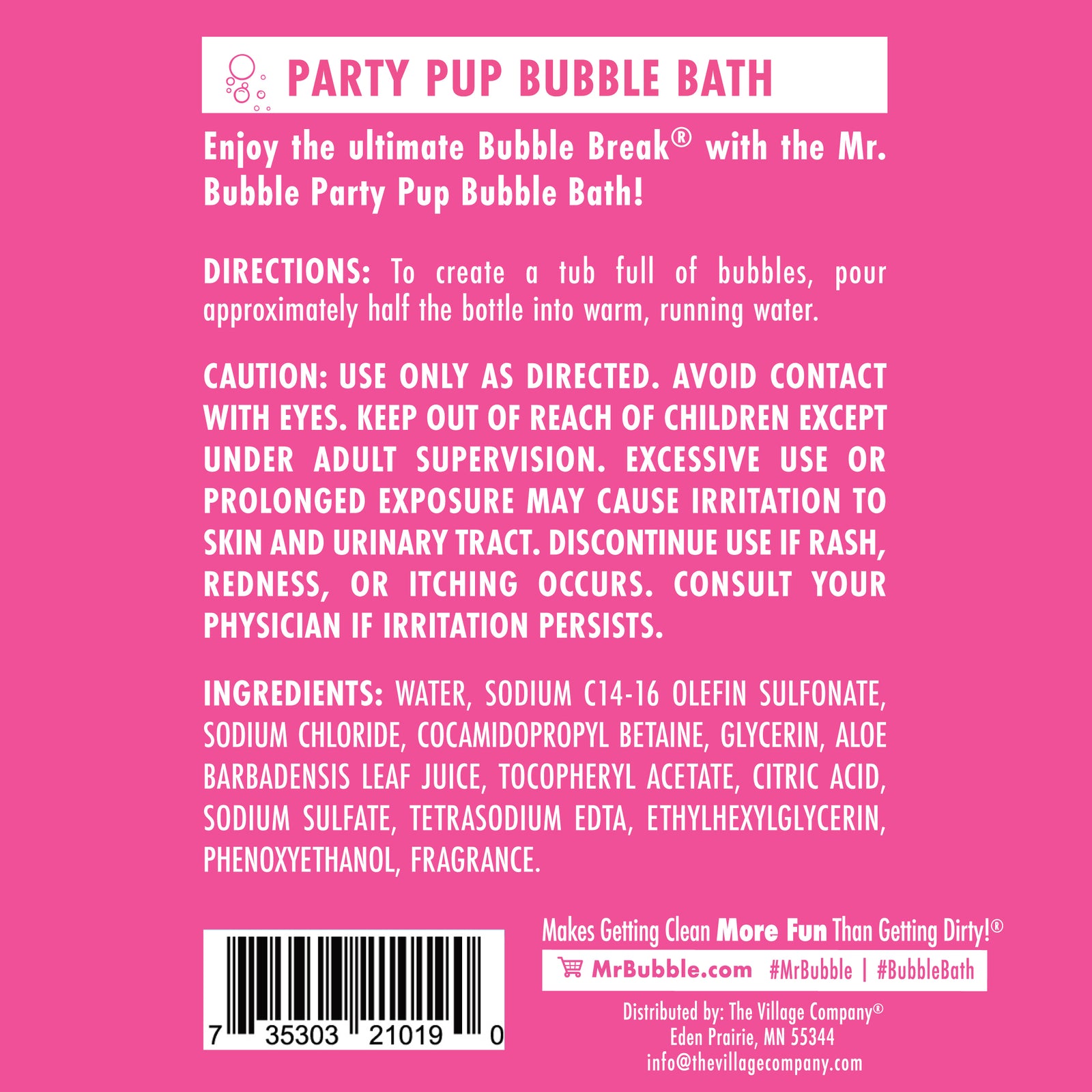 Balloon Animal Bubble Bath