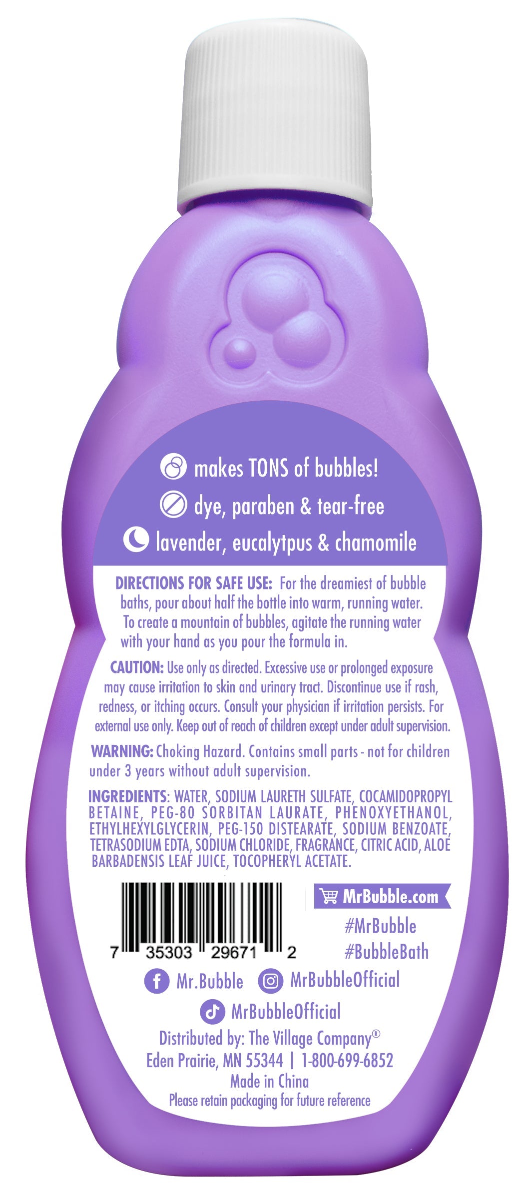 Calm & Sleep Bubble Bath, Mini 2.5 oz