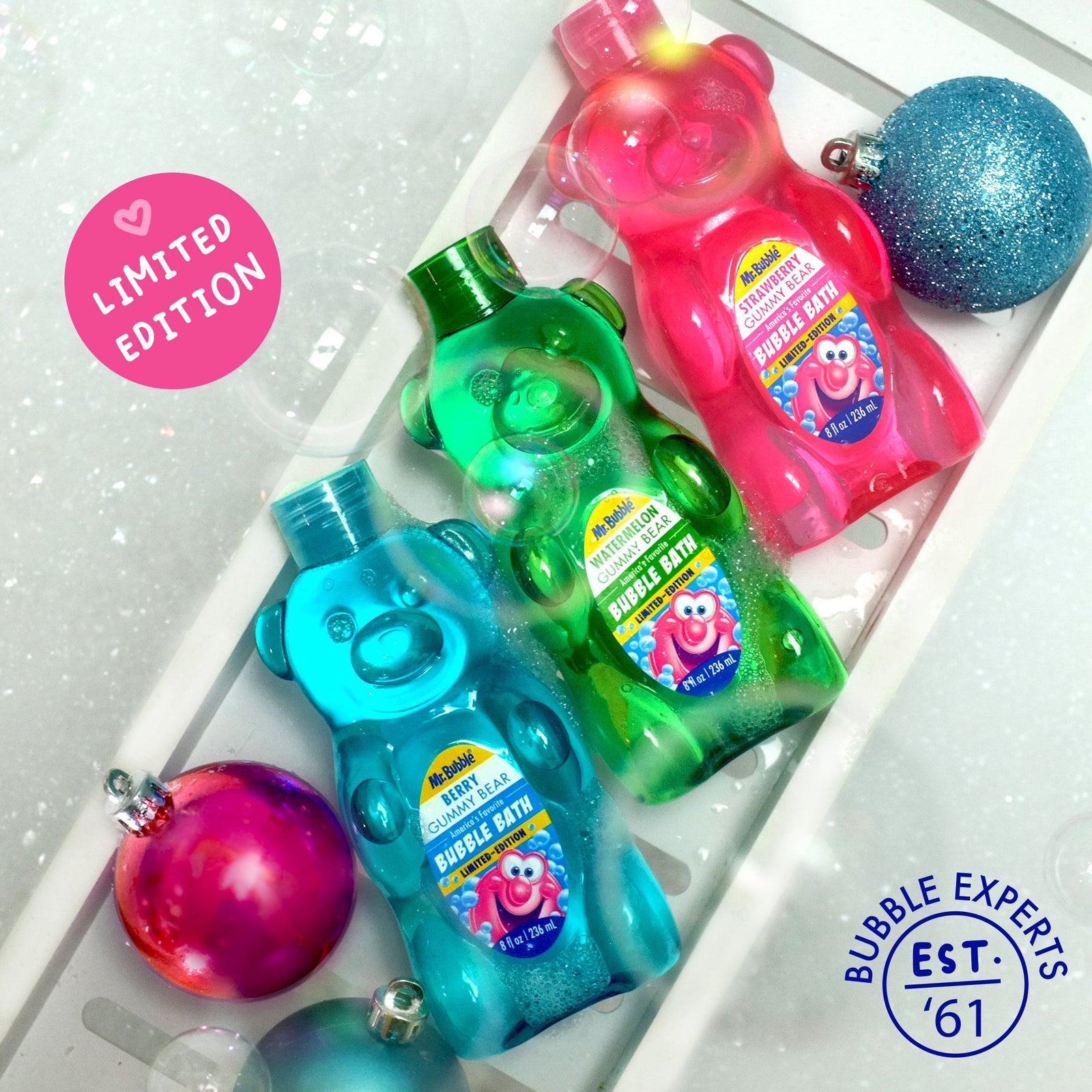 Limited Edition Holiday Gummy Bear Bubble Bath