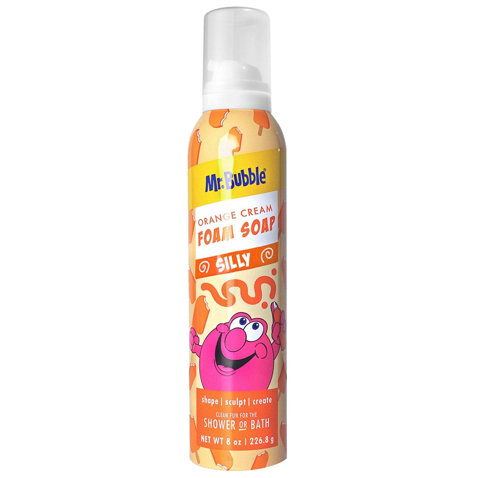 Mr. Bubble Silly Foam Soap Orange Cream