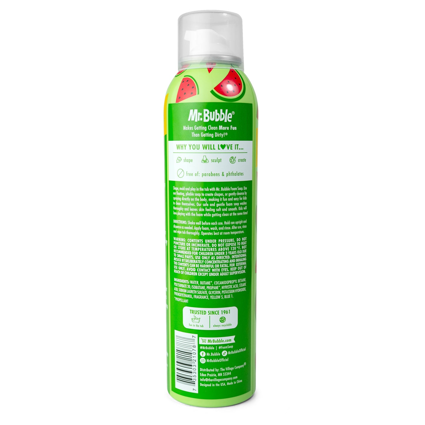 Mr. Bubble Fluffy Foam Soap Watermelon