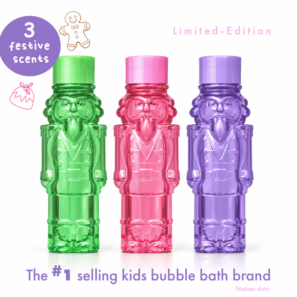 Nutcracker Bubble Bath Trio