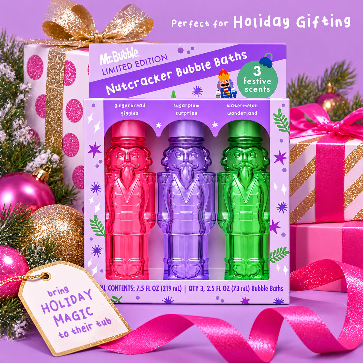 Nutcracker Bubble Bath Trio