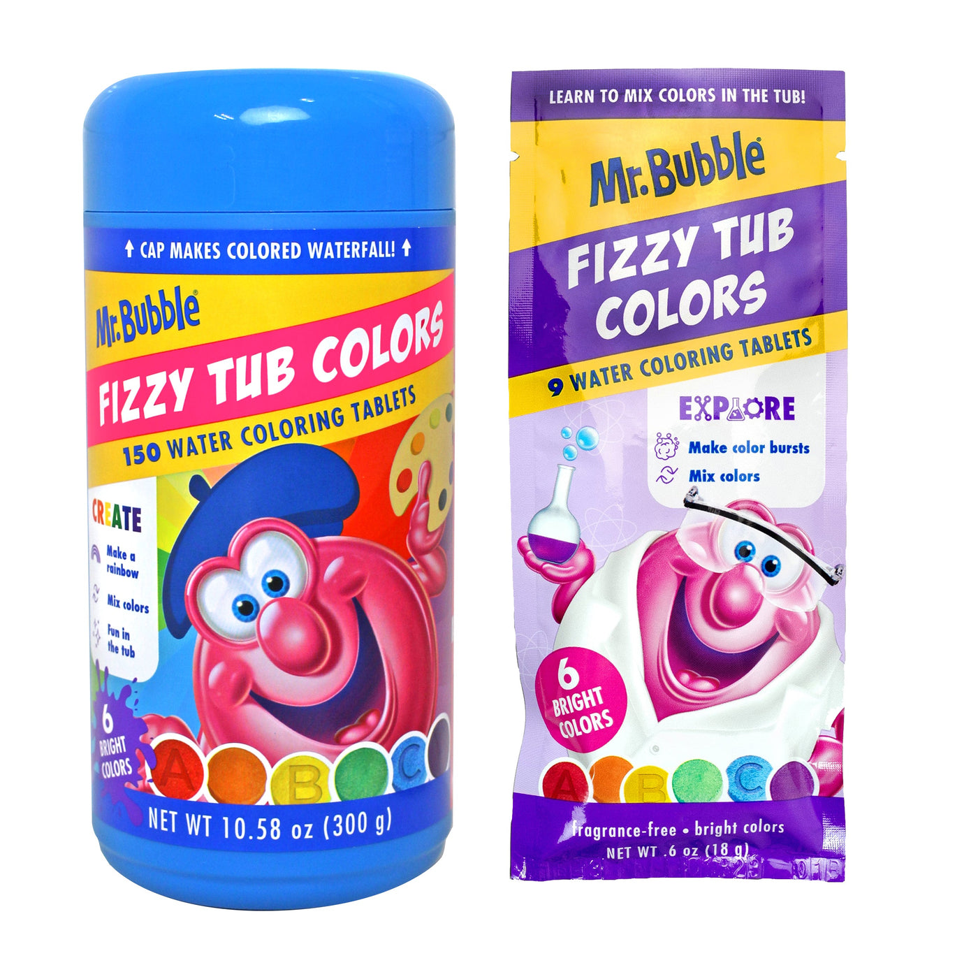 Mr. Bubble en Instagram: Hip, hip hooray Look what's new for sensory  play! Check out my limited-edition Foam Soaps in fun new scents. Create  big, pillowy masterpieces with my Fluffy nozzle or