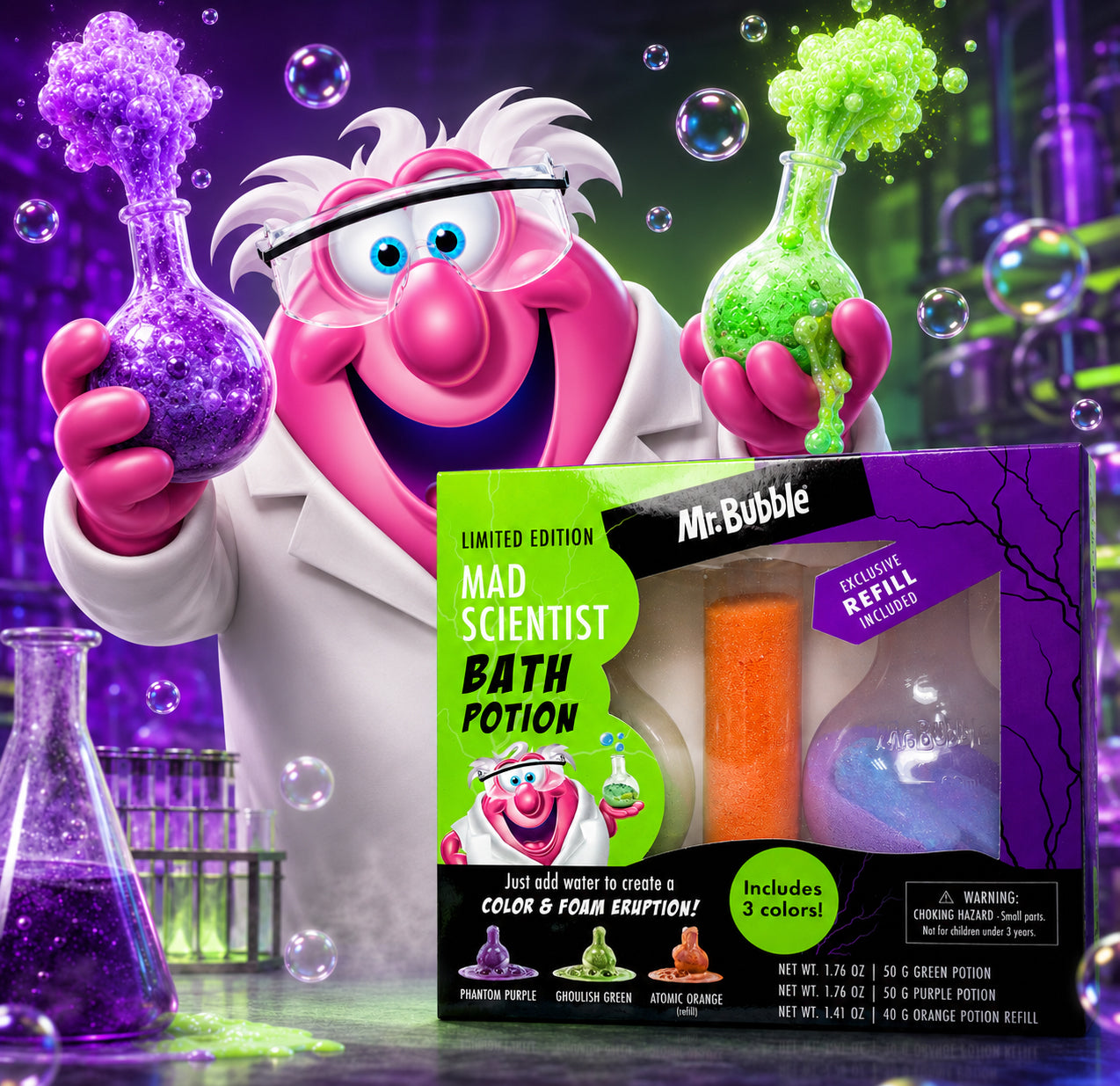 NEW! Our Mad Scientist Is in the Lab