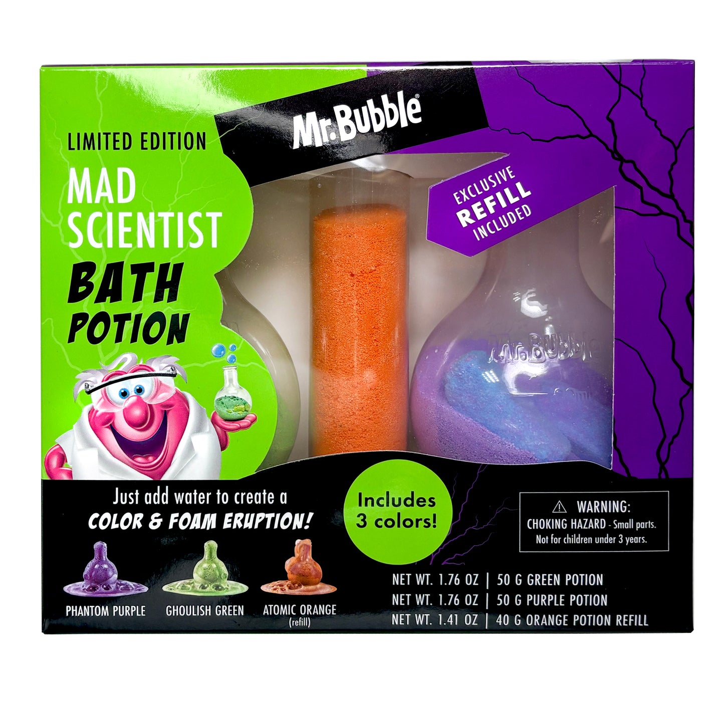 Mad Scientist Bath Potion Set