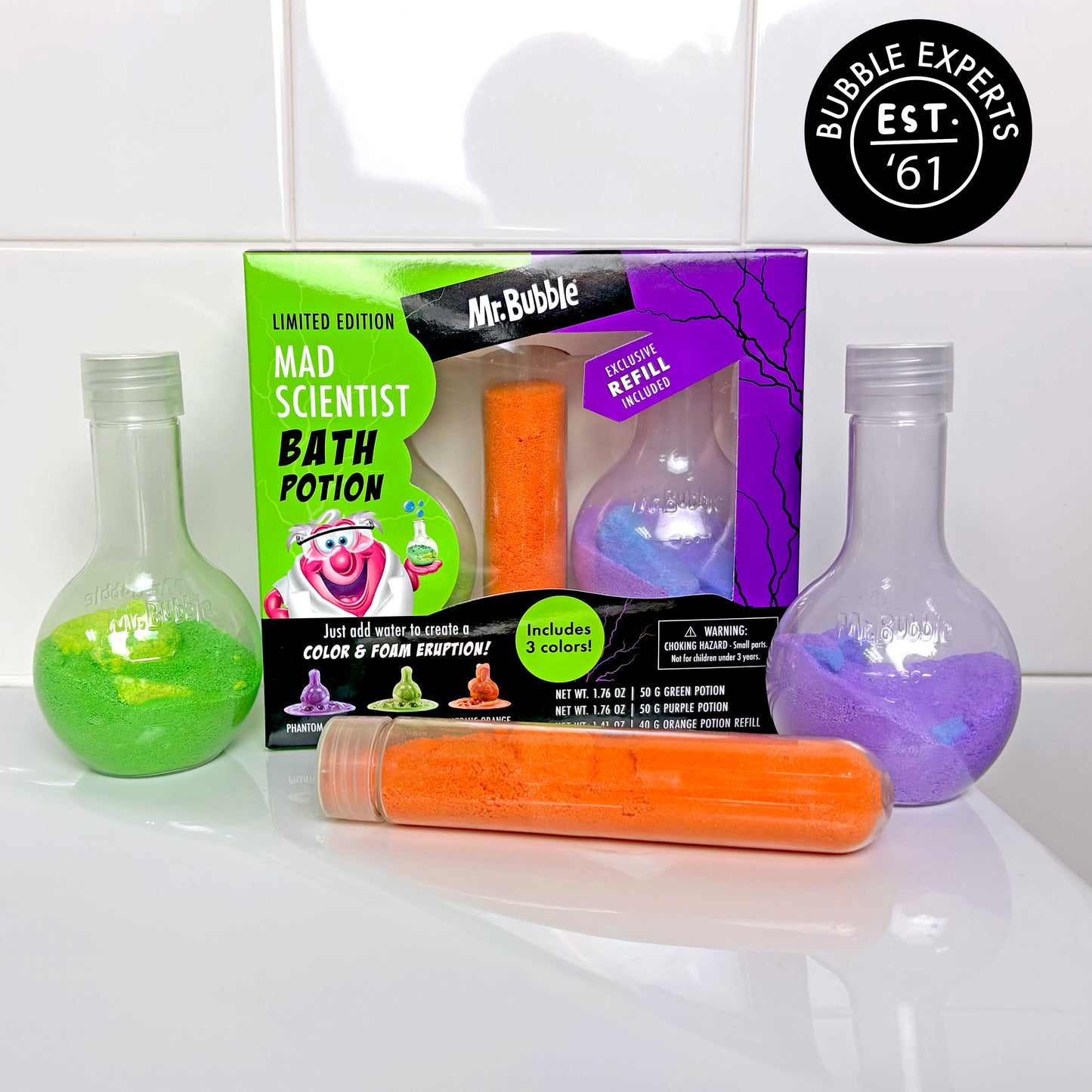 Mad Scientist Bath Potion Set