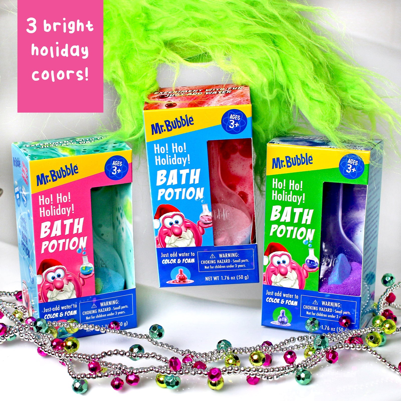 Mr. Bubble Holiday Potion Pink