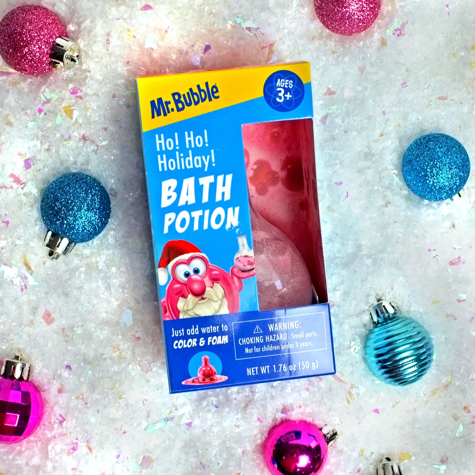 Mr. Bubble Holiday Potion Pink