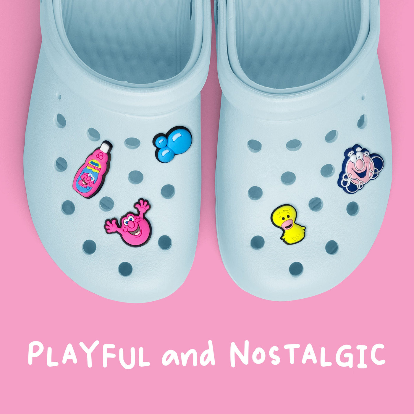 Mr. Bubble Shoe Charms 5-pack