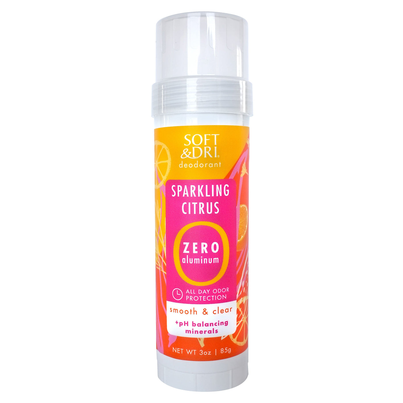 Soft & Dri Sparkling Citrus Aluminum Free Clear Solid Deodorant