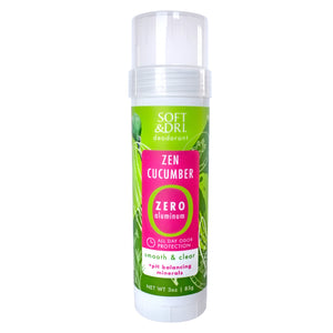 Soft & Dri Zen Cucumber Aluminum Free Clear Solid Deodorant
