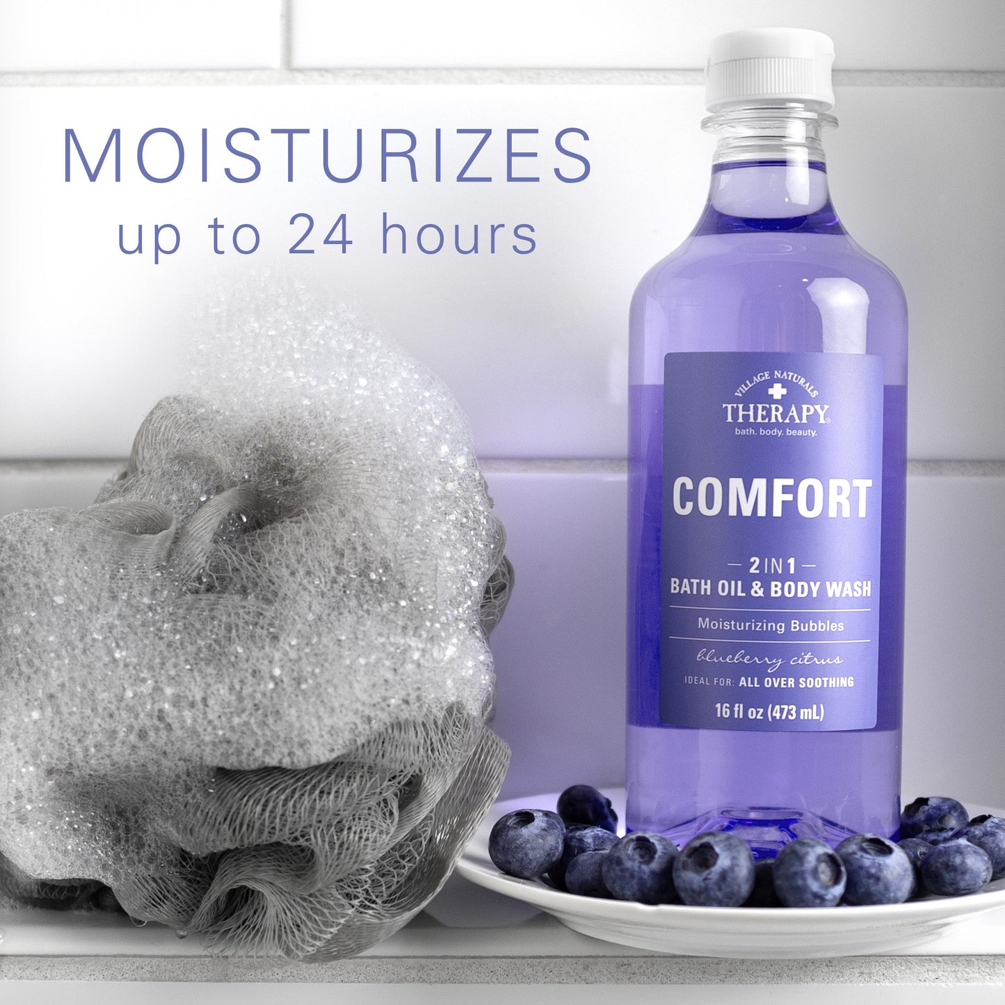 Chronic Pain & Fatigue Foaming Bath Oil & Body Wash